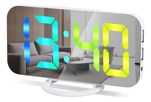 Reloj Despertador Digital U-pick, Relojes Coloridos Led Rgb 0