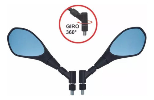 Retrovisor Par Gvs Bmw Gs650 360 Honda Nc 700x 750x Transalp 1