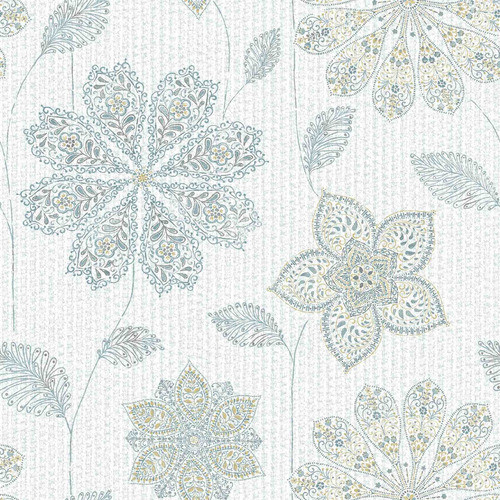 Nuwallpaper Nu1697 Gypsy Floral Azul/verde Papel Tapiz Para 0