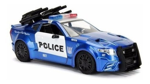 Police Barricade Transformers  1/24 Metalico Jada 1