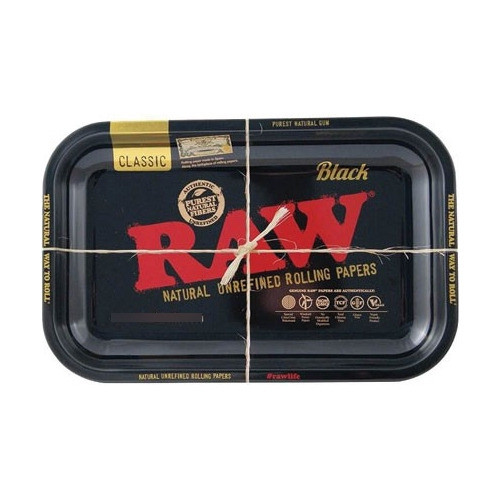 Bandeja De Armado Raw Black Metalica Small Diseño Original 0