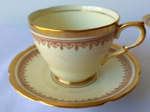 Juego De Taza Y Plato De Té Porcelana Inglesa Collingwoods 0