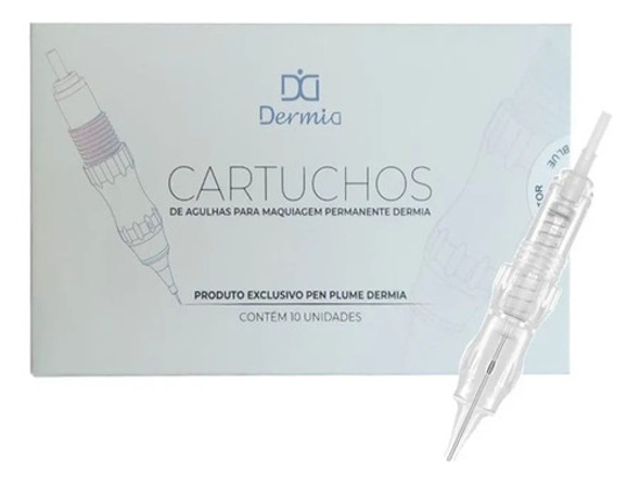 Cartuchos Agulhas Easy Click Pen Plume Dermia 3rl - Cx 10 Un 0