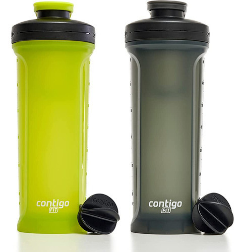 Contigo Fit Shake & Go 2.0 Botella Shakeker Con Chug Cap, 28 0