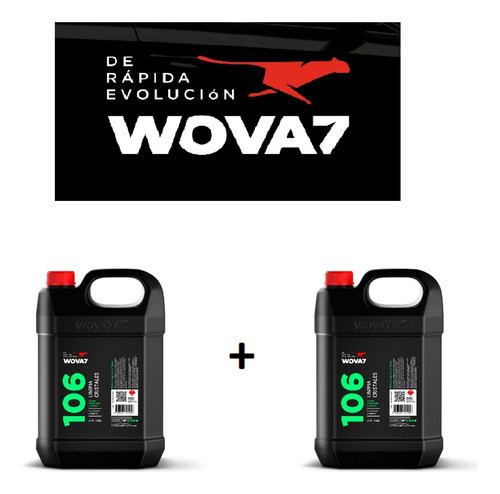 Wova7 Kit X2 Limia Cristales 106 5lts 1