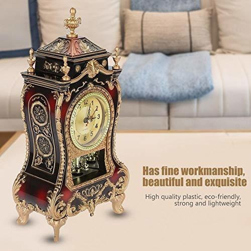 Fdit - Reloj De Mesa De Plástico Estilo Vintage Diseño Antig 1