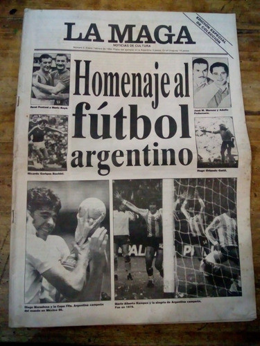 Revista La Maga Homenaje Al Fútbol Argentino (od) 0