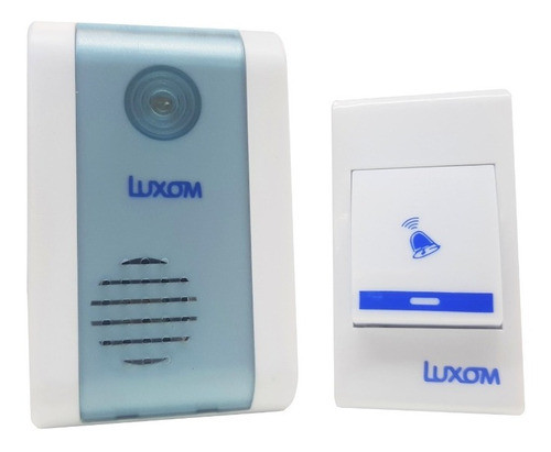 Timbre Inalambrico Exterior Luxom Pila Pared Casa 0