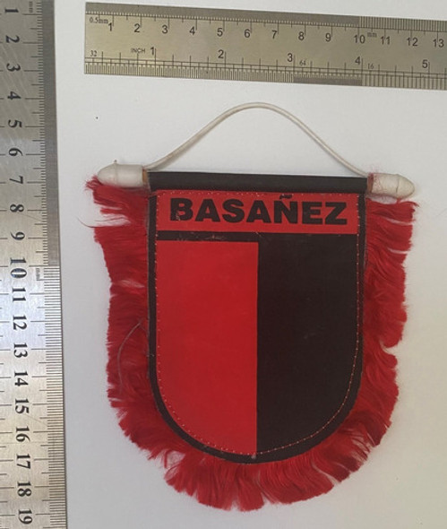 Banderín Basañez, Uruguay 11 Cm Largo Tela, B10 0