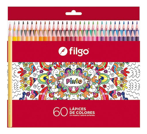 Lapices De Color Pinto Set X 60 - Largos Filgo 0