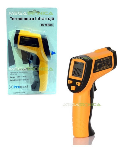 Termometro Infrarojo Display Digital Ts Te380 Temp -50-380º 0