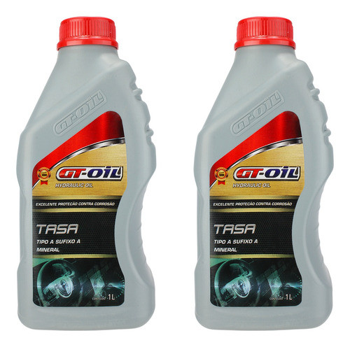 2 Óleos Lubrificante Mineral Gt-oil Tasa / Atf - 1l Cada 0