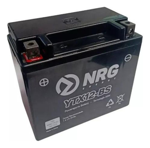 Bateria Para Moto Nrg Ytx12-bs 1