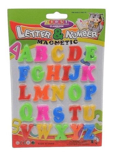 Letras Magneticas Imanes Heladera O Pizarra Didáctico 2,5cm 0