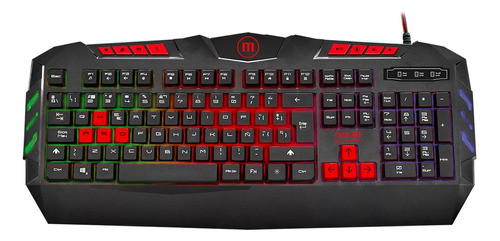 Teclado Gamer Axell Con Iluminación Led - Mosca 0