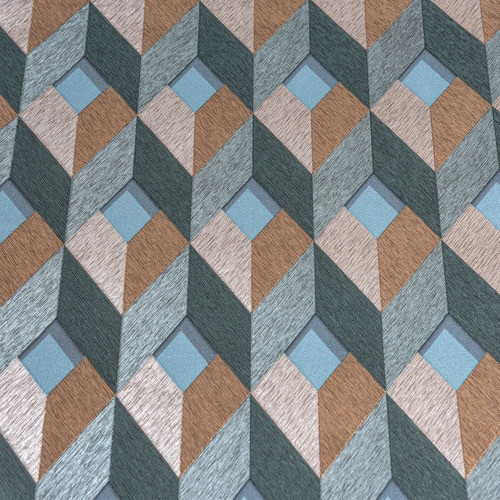 Papel De Parede Texturizado Geométrico Decoração 10 Metros 1