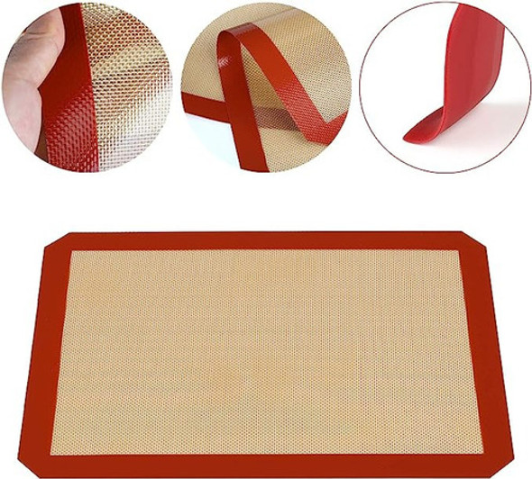 Placa Silicona Plancha Antiadherente Bandeja Horno 40x30cm 0