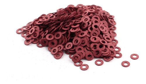 Arandela Fibra Roja 5/32 O M4 Envase Por 100u. - Electrónica 0