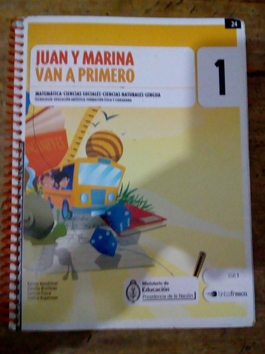 Libro Juan Y Mariana Van A Primero (74) 0