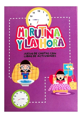 Juego 50 Cartas + Libro De Actividades Mi Rutina Y La Hora 1