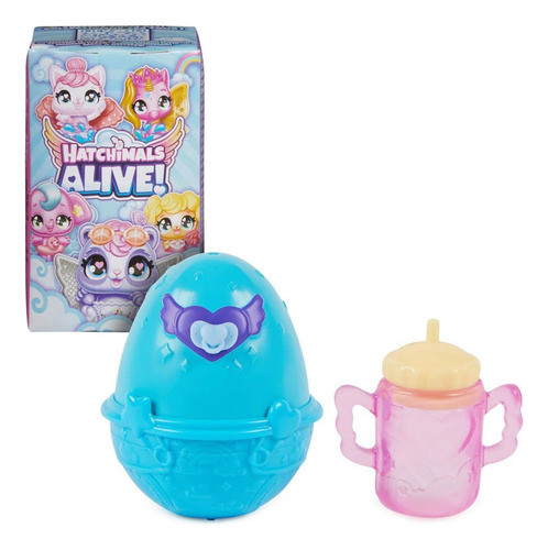 Hatchimals Alive Huevo Con Figura Sorpresa Y Mamadera 0