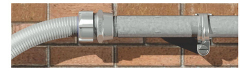 Conector Hembra Recto C/rosca P/caño Flexible 1 1/2 Argeflex 1