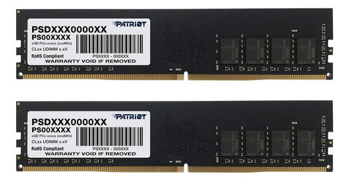 Patriot Firma Linea Ddr4 16 Gb 2 X 8 Gb 2666 Mhz Pc 0