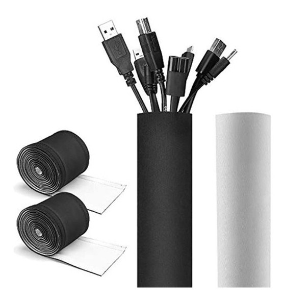 [paquete De 2] Joto Funda De Gestión De Cables De 10.83 Pies 0