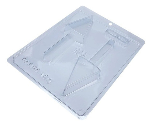 Kit 3 Forma Paleta Gourmet Triângulo Com Silicone C.9889 Bwb 0