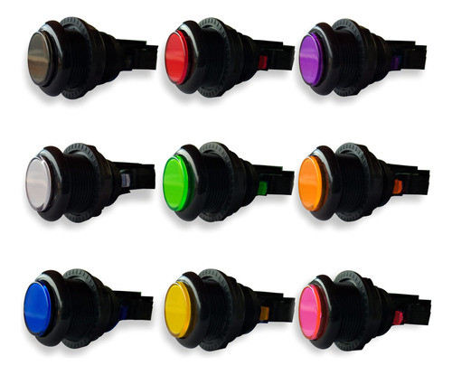 Kit 20 Botões Acrílico Cp C/ Micros + 2 Comandos Completos 1