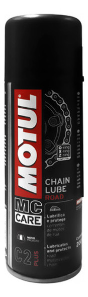 Kit 6 Sprays Lubrificante Correntes Motos Street Motul C2+ 1