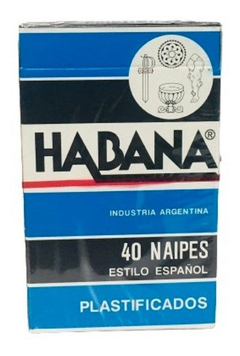 Naipe Habana X 40 Cartas Plastificad Pack X12 Ar1 Ha40 0