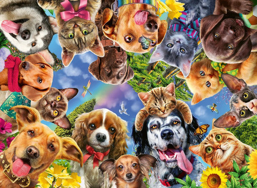 Puzzle Selfie De Animales 500 Piezas- Ravensburger 0