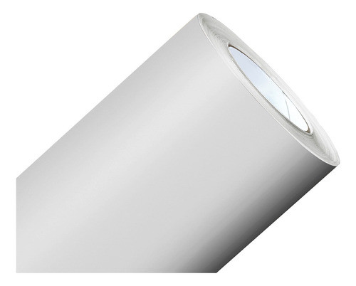 Papel De Parede Adesivo Branco Fosco Envelopamento 5m X 70cm 0