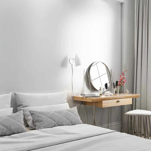Papel De Parede Adesivo Branco Fosco Envelopamento 5m X 70cm 1