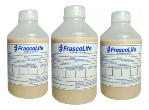 Frasco Para Administração De Dieta Enteral 300ml C/10 0