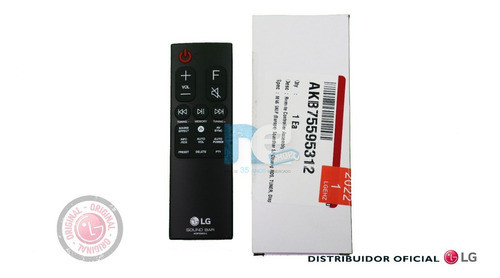 Controle Remoto Original LG Soud Bar Sk6 Sk6ff Akb75595312 1