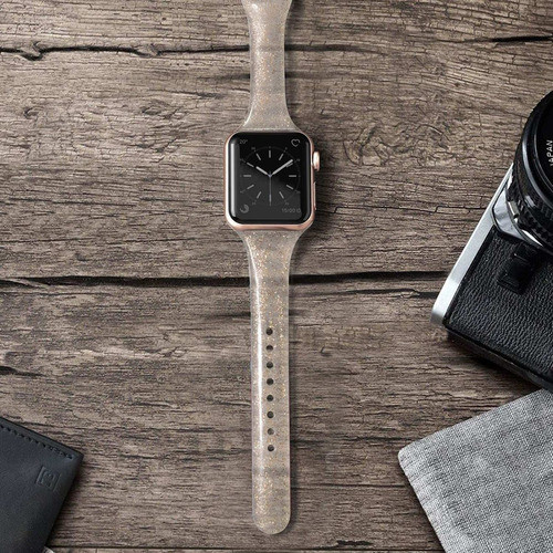 Malla Silicona Glistening  Iwatch  6 5 4 3 2 1 Se  42/44mm 1