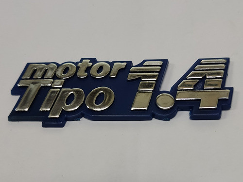 Insignia Lateral Fiat Motor Tipo 1.4 Azul 0