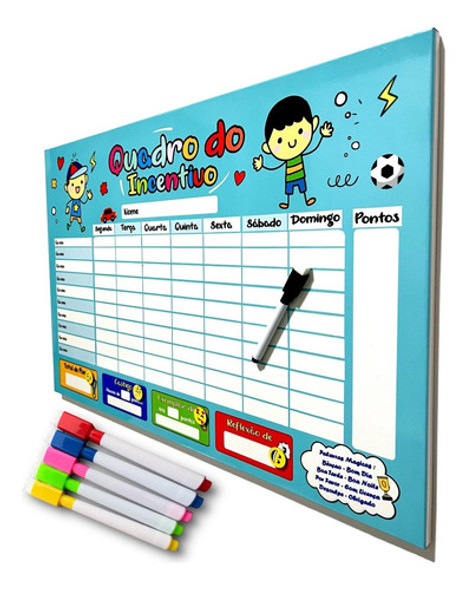 Quadro De Rotina Infantil Incentivo Quadro Atividades 60x40 0