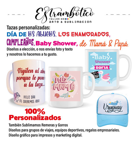 Tazas Personalizadas *regalo Cumpleaños Souvenir Baby Shower 1