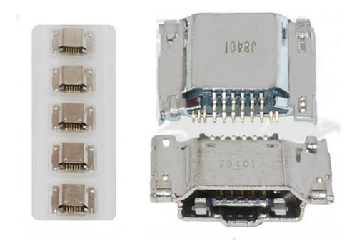 Kit 05 Conector Carga Compatível Com Galaxy S3 I9300 I9305t 0