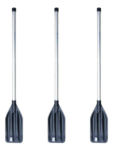 Kit 3 Unidades Remo P/ Voga Canoa Cabo Em Alumínio 1,80m 0