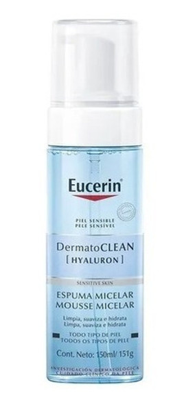 Eucerin Dermatoclean Hyaluron Espuma Micelar Facial X 150ml 0