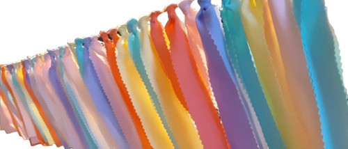 Guirnalda Flecos, Tela Y Arpillera 0