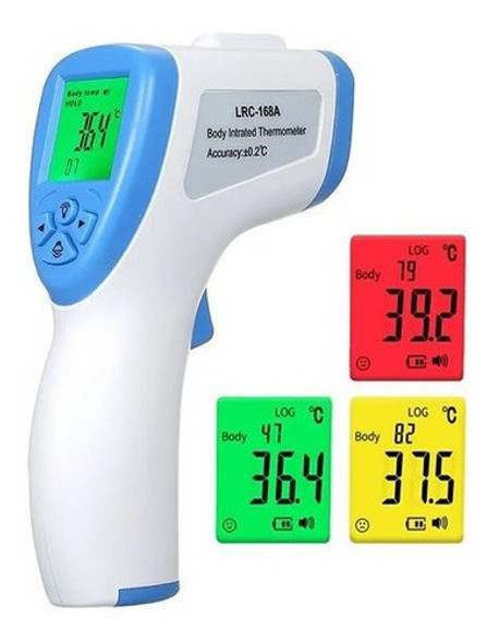 Termometro Laser Digital Infravermelho Febre De Testa Bebe 1