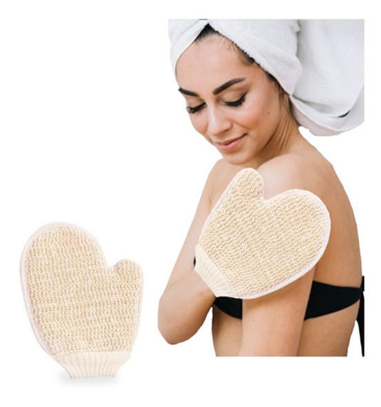 Guante Sisal Esponja De Ducha Exfoliante Cuidado Corporal 0