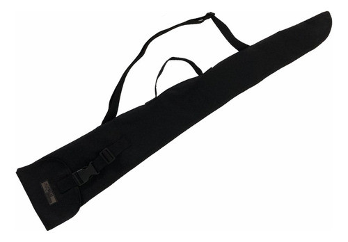 Capa Arma Longa 105cm De Bolso Preto Nylon Siliconado 0