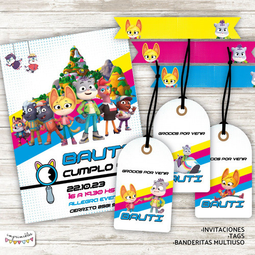 Kit Imprimible Kit Y Sam Detectives, Misterios Animales 0