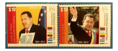 América Upaep Próceres Y Líderes Hugo Chavez Frías 2014 Mint 0